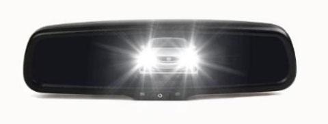 Without Auto Dimming mirror