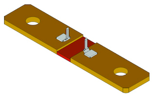 10 pieces Current Sense Resistors SMD 4watt .001ohm 5% Metal Foil 