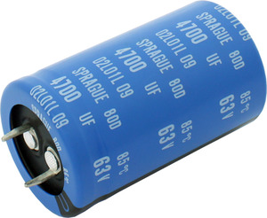 Voltage 26 V To 50 V Capacitance Above 1 Mf Capacitors Vishay