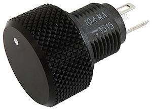 ±20% 1W 10kΩ Vishay P16NP103MAB15 Cermet Potentiometer with 8 mm Dia Shaft 