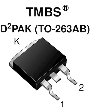 VB60100C Dual High-Voltage Trench MOS Barrier Schottky Rectifier Ultra