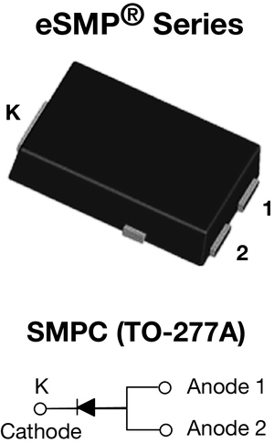 Vishay V12P10-M3/86A DIODE_TO-277A