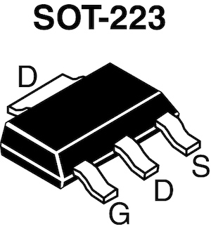 Vishay IRFL9014TRPBF SOT-223_VIS