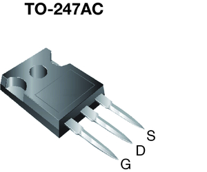 Vishay Siliconix IRFPG 40 MOSFET Transistor 1000 V 4,3 A 150 W 3,5r to247ac 854665