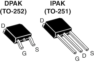 IRLU024N Power MOSFET 9 Stück - TO-251 Hexfet Transistoren