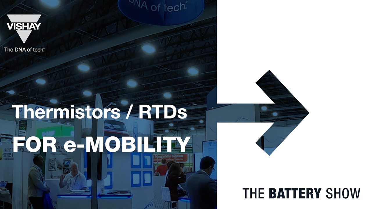 Thermistors / RTDs for e-Mobility